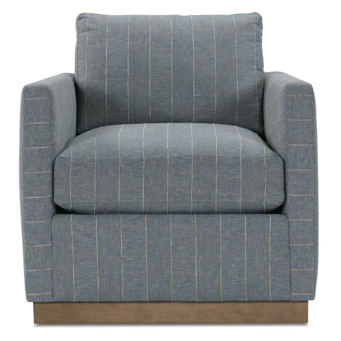 Picture of Quick Ship Allie Swivel - Indigo Kid-proof Stripe